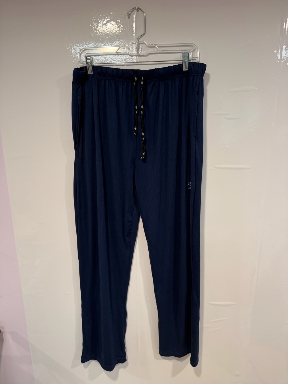 Men's Navy Umbro Drawstring Lounge Pants